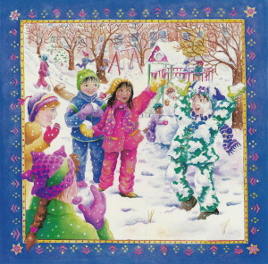 Treasure For Lunch - snow fight