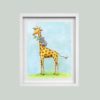 Giraffe & Koala Friend - framed