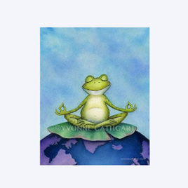 Meditating Frog