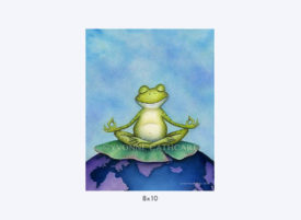 Frog Meditating - 8x10
