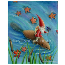Canada Gnome art print or cards